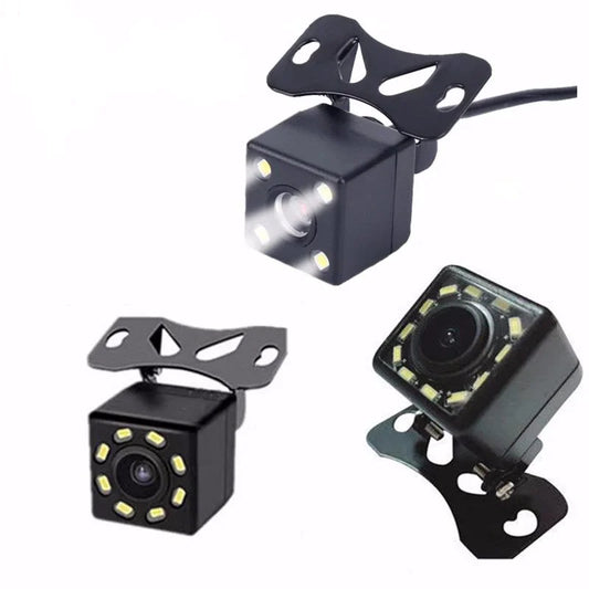 HD Car Rearview Camera – Wide Angle Backup Camera with 12/4/8 LED Night Vision