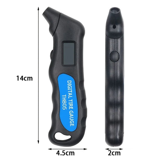 TH805 Digital Tire Pressure Gauge – Universal LCD Display Tester