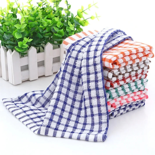 6PCS Cotton Kitchen Tea Towels – Absorbent & Lint-Free Dish Cloths