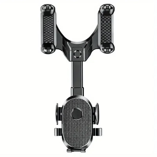 Rearview Mirror Phone Holder – 360° Rotating Universal Mount