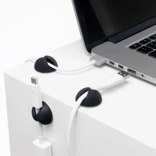 Car Dashboard Data Cable Clip – Self-Adhesive USB Line Holder & Wire Organizer for Cars and Office Desks