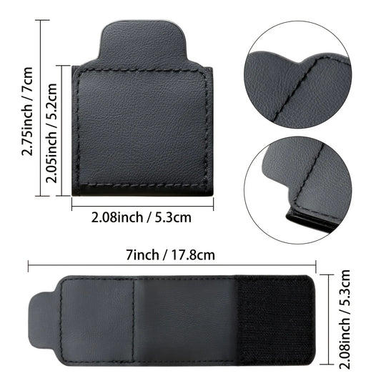 Car Seat Belt Adjuster – PU Leather Limiter Fixed Clip, Anti-Stretching Neck & Belly Child Protection Car Styling Accessory