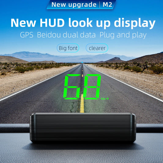 M2 GPS HUD – Universal Car Head-Up Display Speedometer