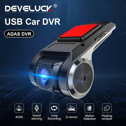 Develuck ADAS USB DVR Camera – Full HD Dash Cam & Navigation Head Unit