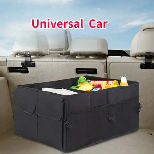 Big Capacity Collapsible Car Storage Box – Universal Trunk Organizer for Tools & Cargo