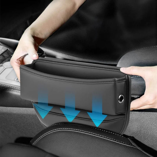 Multi-Functional Car Seat Gap Filler with Cup Holder & Storage Bag