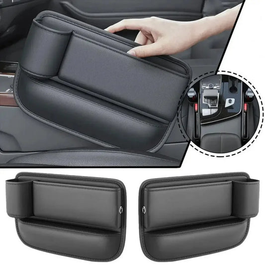 Multi-Functional Car Seat Gap Filler with Cup Holder & Storage Bag