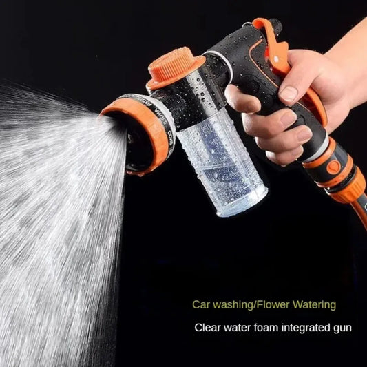 Portable Auto Foam Lance Water Gun – High Pressure Car Washer with 3-Grade Nozzle