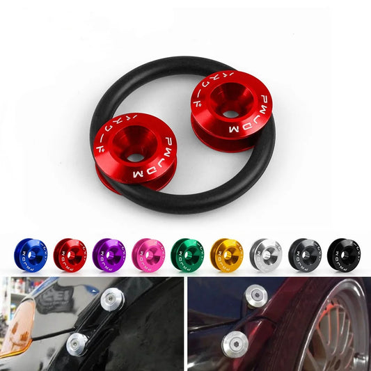 Aluminum JDM Quick Release Fasteners – Bumper Kit for Car Trunk, Fender & Hatch Lids