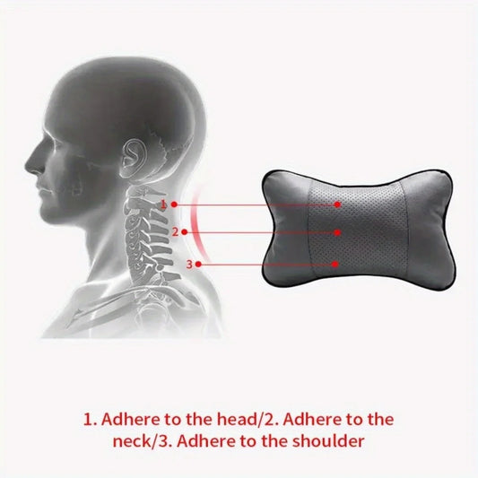 Car Seat Headrest Restraint – Auto Safety Neck Rest Pillow with Breathable Mesh