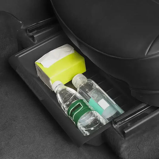 Under Seat Storage Box for Tesla Model Y – Custom-Fit Organizer Drawer for Extra Interior Space