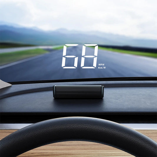 Car Speedometer KM/H HUD GPS Head-Up Display – Digital Speed Meter Windshield Projector