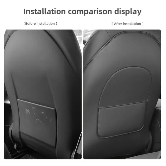 Car Seat Back Protective Mat – For Tesla Model 3 / Y Full Seat Anti-Kick Pad