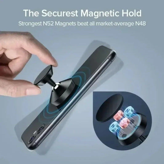 Magnetic Car Phone Holder – Dashboard Smartphone Mount