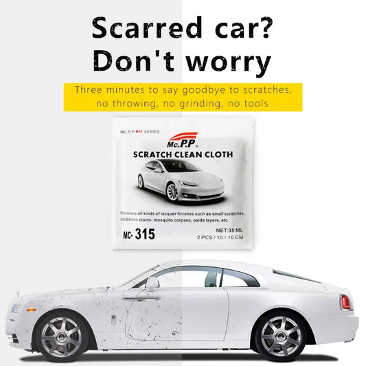 Upgraded Nano Magic Scratch Remover Cloth – Multipurpose Car Paint Repair Tool