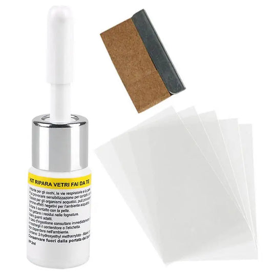 DIY Car Windshield Crack Repair Tool – Upgraded Auto Glass Restoration Kit