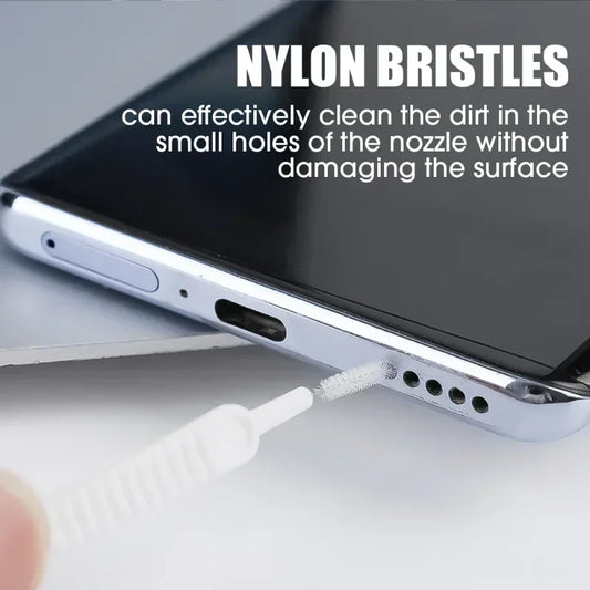 10PCS Mini Cleaning Brush Set – Shower Head, Keyboard & Phone Dust Remover
