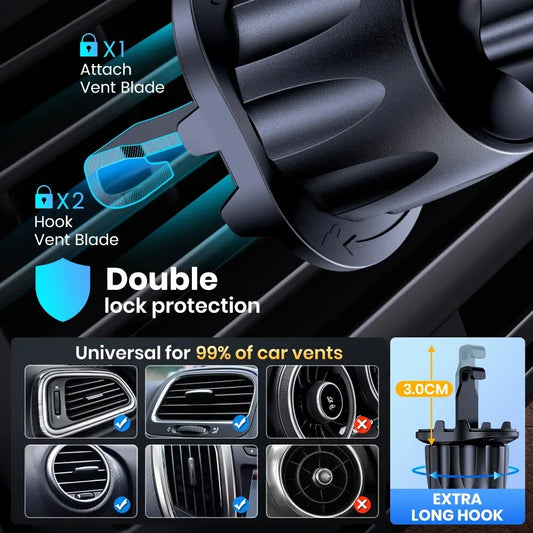 TOPK Magnetic Car Phone Holder – Upgraded N52 Super Strong Mount