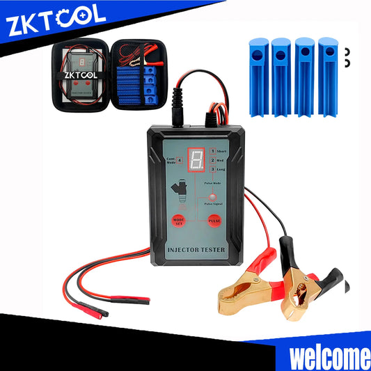 Upgraded Fuel Injector Tester & Cleaning Tool – Dual Injector Testing with 8 Pulse Modes